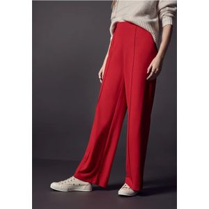 Street One Studio Dames Wijde broek in Rood, in size: 44