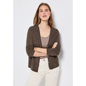 Street One Dames Kort vest in Bruin, in size: 38