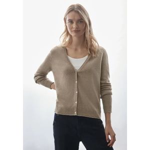 Street One Dames Kort vest in Beige, in size: 46