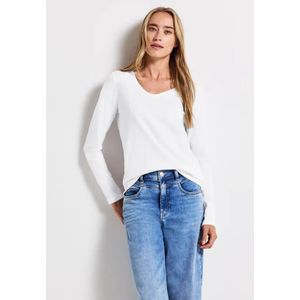 Street One - Overhemd - Wit - Lange Mouwen