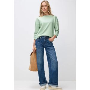 Street One - Dames Shirt - Groen - 3/4-mouwen