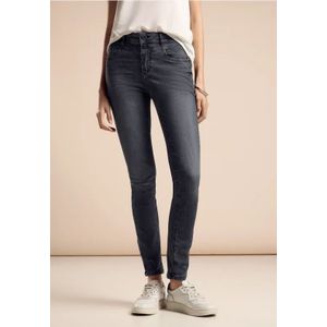 Street One Dames Slanke jeans in Grijs, in size: 24