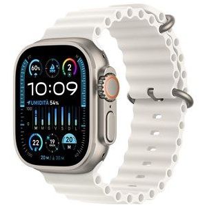 Apple Watch Ultra 2 - 49 mm - Wit Ocean-bandje (maat M)