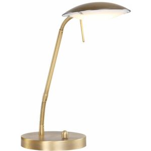 Klassieke tafellamp Finn LED brons