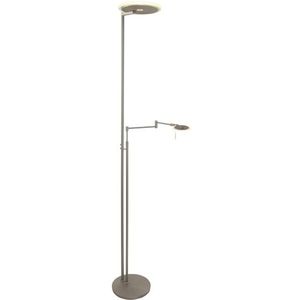 Vloerlamp Turound - 2-Lichts - Staal - Helder Glas - Inclusief LED Module
