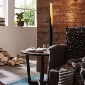 Moderne - vloerlamp - zwart goud - 1-lichts - Prebone