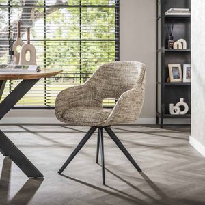 Modern - Scandinavisch - eetkamerstoel - zandkleur - Vista