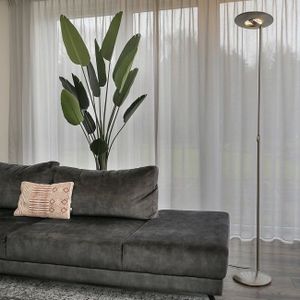 Moderne vloerlamp Zenith Uplighter staal