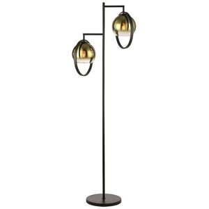 Moderne - Design - Vloerlamp - 2 Lichts - Goud - Aureol