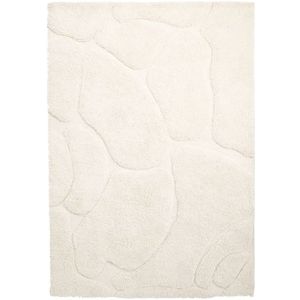 By-Boo - Kala - Vloerkleed - Off White - 90% Wol - 10% Katoen - 160 x 230 cm