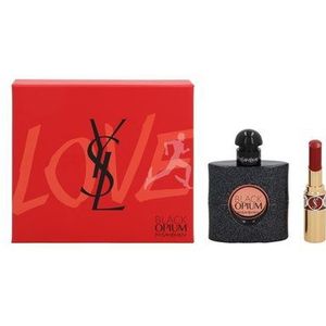 Y.S.L. Black Opium 50ml Edp + Mini Rouge Lipstick Geschenkset