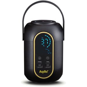 Aqiila - Powerbird S140 - Powerbank - Zwart - 200Wh - 54.000mAh - Draadloos Opladen