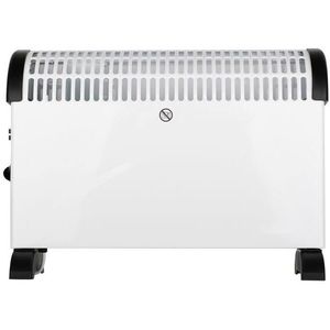 BRASQ Convector Kachel CH300 - Elektrische kachel wit tot 2000 Watt - 3 standen - tot 20M2