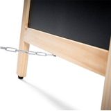 Krijtstoepbord Maple 55 x 85 cm dennenhouten omlijsting - dubbelzijdig reclamebord