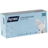Hynex Latex Wegwerphandschoenen – Poedervrij - 5 gram – Wit – Maat S – 100 stuks – Comfort & Bescherming