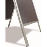 Stoepbord Basic Budget B2 aluminium reclamebord A vorm dubbelzijdig klantenstopper