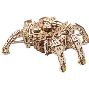 Ugears Houten Modelbouw - Hexapod Explorer Mechanische Spin