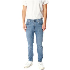 Levi's, Jeans, Heren, Blauw, W31 L34, Denim, Slim-fit Jeans
