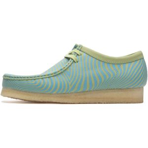 Clarks, Schoenen, Heren, Blauw, 44 1/2 EU, Originals Wallabee Stijlvolle Comfortabele Schoenen