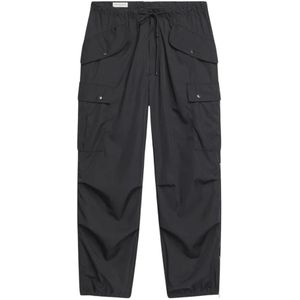 Dries Van Noten, Cargo Broek in Zwart Zwart, Heren, Maat:S