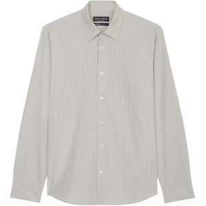 Marc O'Polo, Overhemden, Heren, Bruin, M, Katoen, Gewone shirt