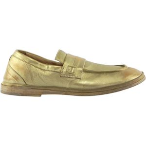 Moma, Schoenen, Dames, Beige, 39 EU, Klassieke Mocassin