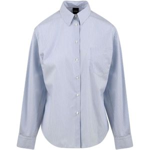Aspesi, Blouses & Shirts, Dames, Blauw, S, Heldere blauwe overhemden