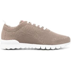 Kiton, Bruine Gebreide Sneakers voor Vrouwen Bruin, Dames, Maat:37 EU