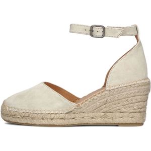 Via Vai, Schoenen, Dames, Beige, 39 EU, Suède, Flora Braid Espadrille Sandaal