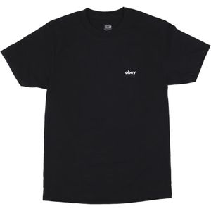 Obey, NYC Smog Classic Tee Zwart Streetwear Zwart, Heren, Maat:L