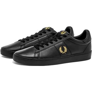 Fred Perry, Schoenen, Heren, Zwart, 42 EU, Leer, Spencer Leren Tennisschoenen