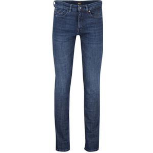 Hugo Boss, Jeans, Heren, Blauw, W36 L34, Denim, Donkerblauwe Denim Jeans