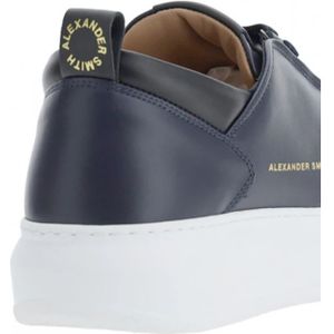 Alexander Smith, Schoenen, Heren, Blauw, 41 EU, Blauwe Sneakers