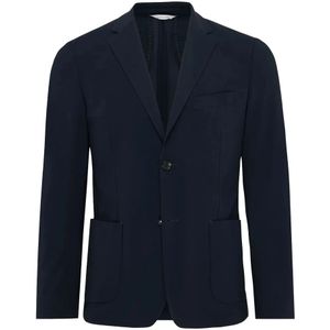 Gentiluomo, Bergomi Navy Blue Colbert Blauw, Heren, Maat:L