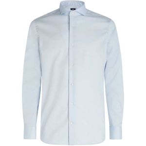 Boggi Milano, Overhemden, Heren, Blauw, 3Xl, Katoen, Slim fit pinpoint katoenen overhemd