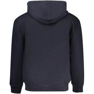 Guess, Sweatshirts & Hoodies, Heren, Blauw, XL, Katoen, Blauwe Katoenen Trui