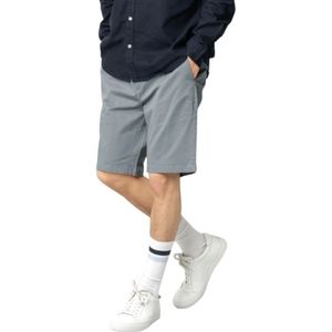 Clean Cut, Korte broeken, Heren, Blauw, S, Katoen, Korte Broek- CC Milano Twill Shorts