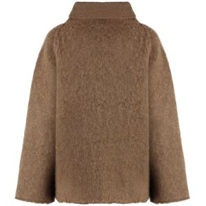 Malo, Truien, Dames, Bruin, S, Wol, Klokmouwen Wollen Turtleneck Sweater