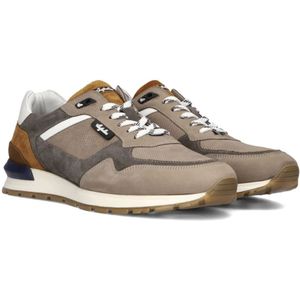 Australian, Schoenen, Heren, Veelkleurig, 44 EU, Leer, Taupe Suede Lage Sneakers