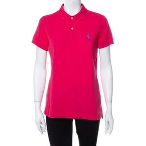 Ralph Lauren Pre-owned, Pre-owned, Dames, Roze, L, Katoen, Pre-owned Cotton tops