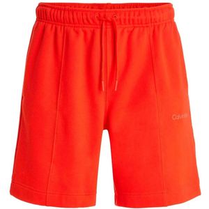 Calvin Klein, Korte broeken, Heren, Rood, L, Stijlvolle casual shorts Pw-8.5