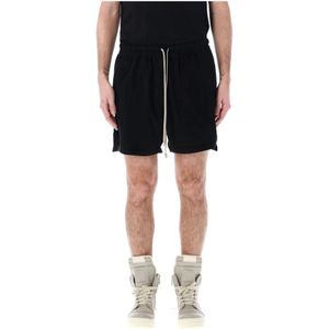 Rick Owens, Korte broeken, Heren, Zwart, S, Moderne Phleg Boxer Shorts