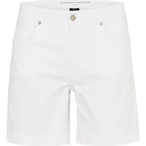 My Essential Wardrobe, Korte broeken, Dames, Wit, W29, Denim, Hoge taille witte shorts
