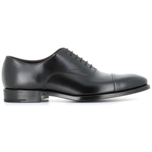 Henderson, Schoenen, Heren, Zwart, 45 EU, Klassieke Oxford Zwarte Leren Schoenen