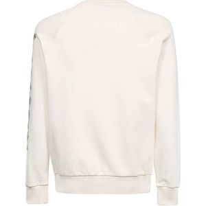 Balmain, Sweatshirts & Hoodies, Heren, Beige, M, Katoen, Katoenen sweatshirt met logodetail