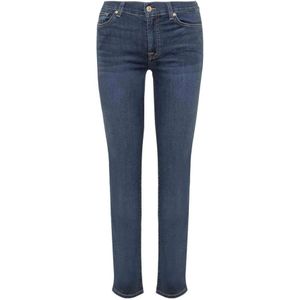 7 For All Mankind, Jeans, Dames, Blauw, W29, Denim, Jeans