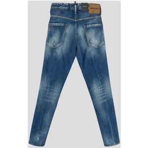 Dsquared2, Jeans, Heren, Blauw, 2Xl, Denim, Heren Denim Mode