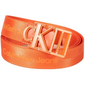 Calvin Klein, Belts Oranje, Heren, Maat:85 CM