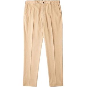 Incotex, Beige Corduroy Broek Beige, Heren, Maat:S