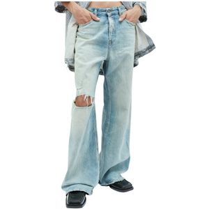 Diesel, Jeans, Heren, Blauw, W28, Katoen, Versleten D-Sire Jeans